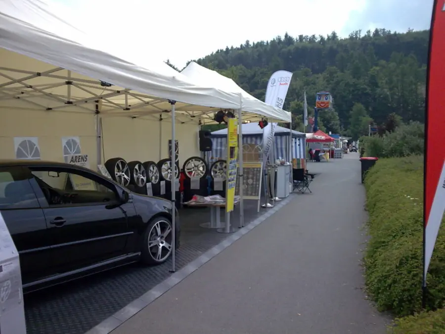 Auto Event Boden aus PVC für Zelte