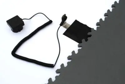 Pvc fliese boden platte tm mechanic esd industrie mechanik elektrostatisch ableitend erdungsband erdungsset erdung