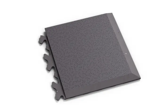 Pvc fliese boden ecke typ D tm invisible ecogrey snaketop verdeckte verbindung industrie gewerbe